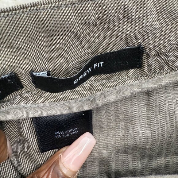 The Limited Drew Fit Womens Brown Cotton Blend Button Shorts, Size 6 - Picture 5 of 9